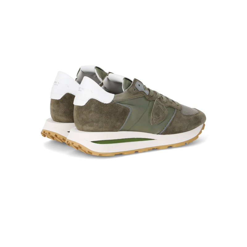 Baskets Tropez Haute Homme, Vert Militaire