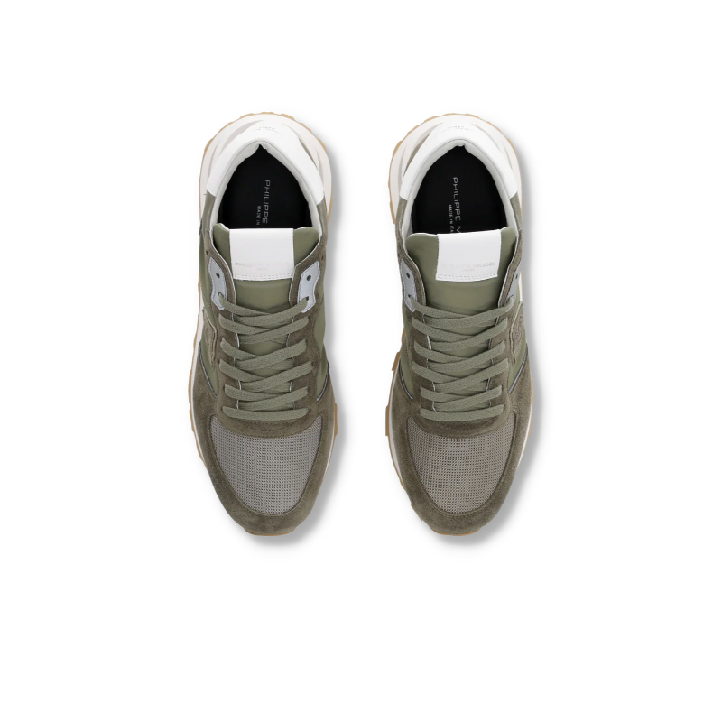 Baskets Tropez Haute Homme, Vert Militaire