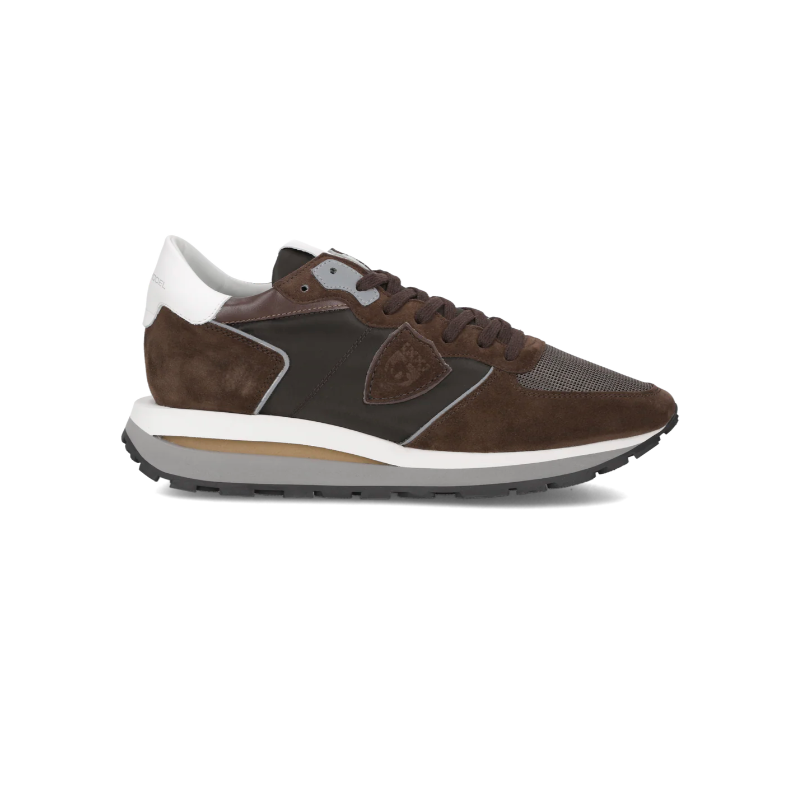 Baskets Tropez Haute Homme, Marron