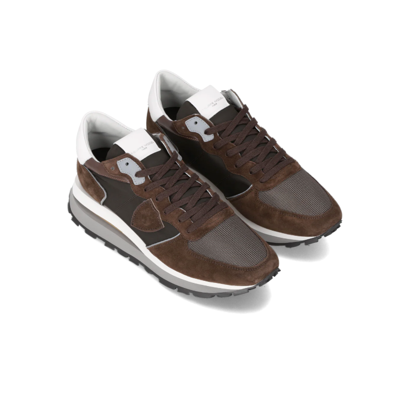 Baskets Tropez Haute Homme, Marron