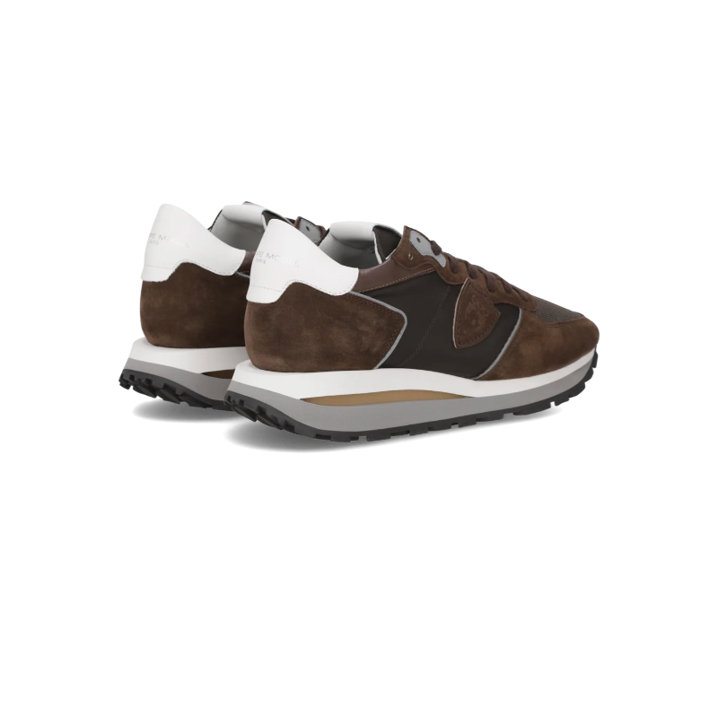 Baskets Tropez Haute Homme, Marron