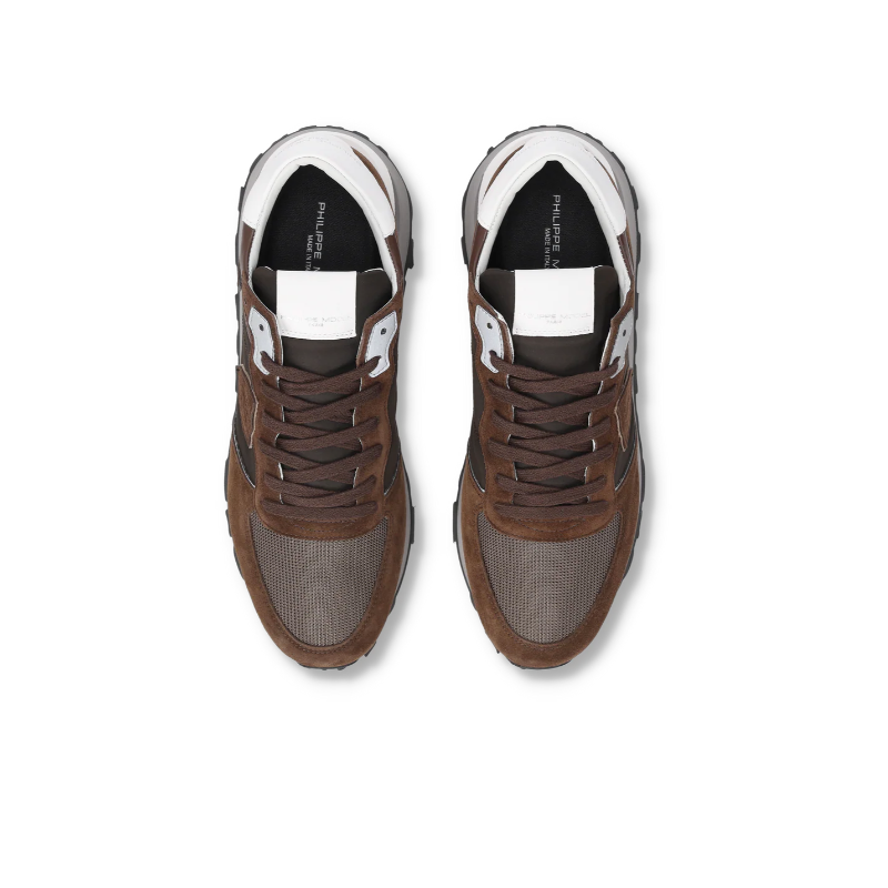 Baskets Tropez Haute Homme, Marron