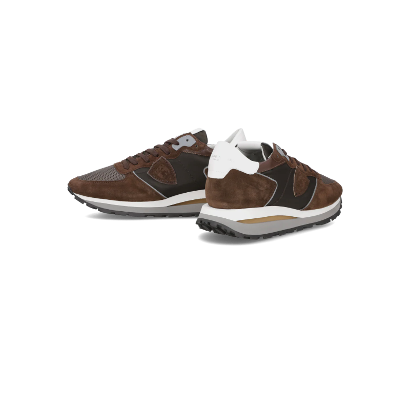 Baskets Tropez Haute Homme, Marron