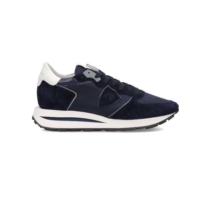 Baskets Tropez Haute Homme, Bleu
