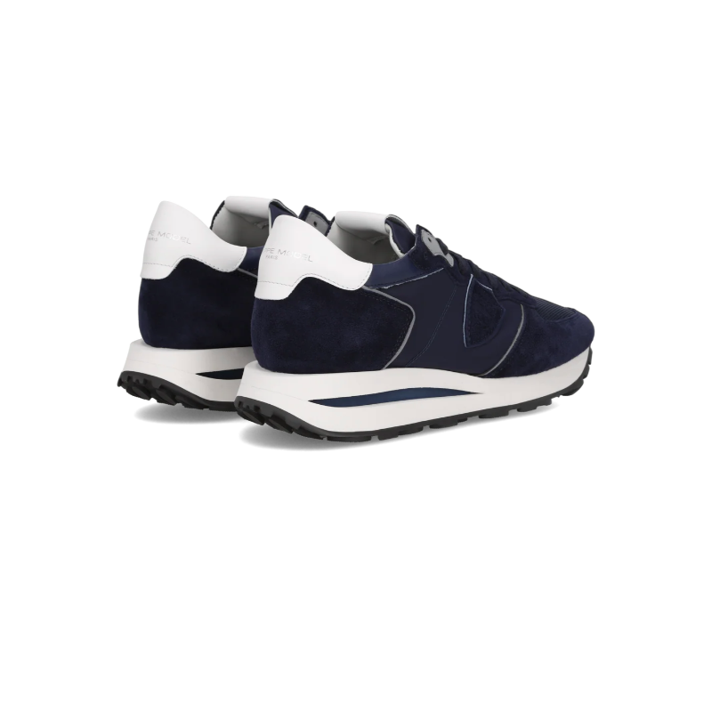 Baskets Tropez Haute Homme, Bleu