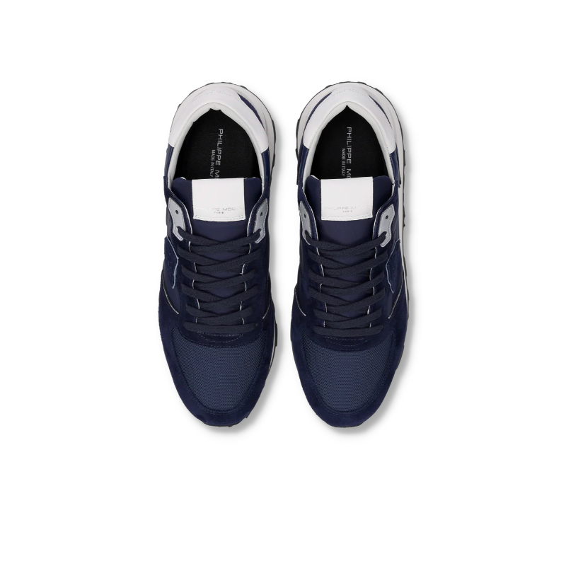 Baskets Tropez Haute Homme, Bleu