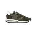 Baskets Tropez Haute Homme, Vert Militaire et Blanc