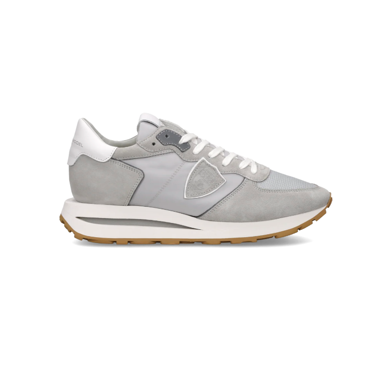Baskets Tropez Haute Homme, Gris et Blanc