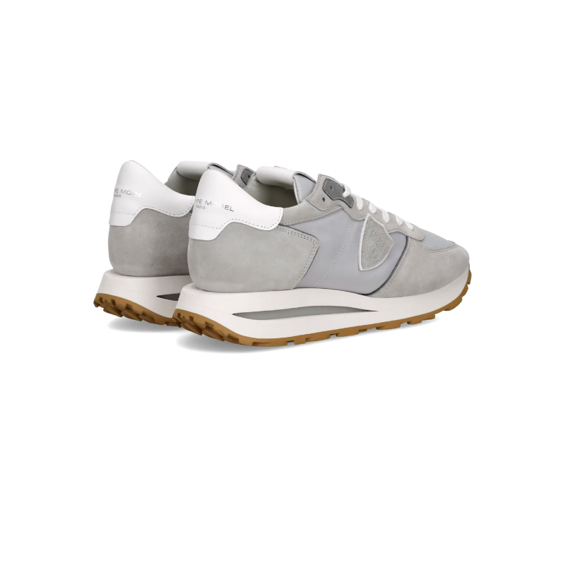 Baskets Tropez Haute Homme, Gris et Blanc