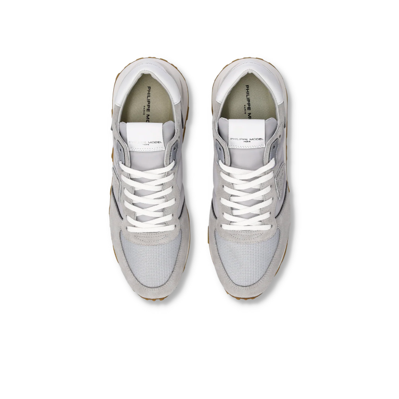 Baskets Tropez Haute Homme, Gris et Blanc