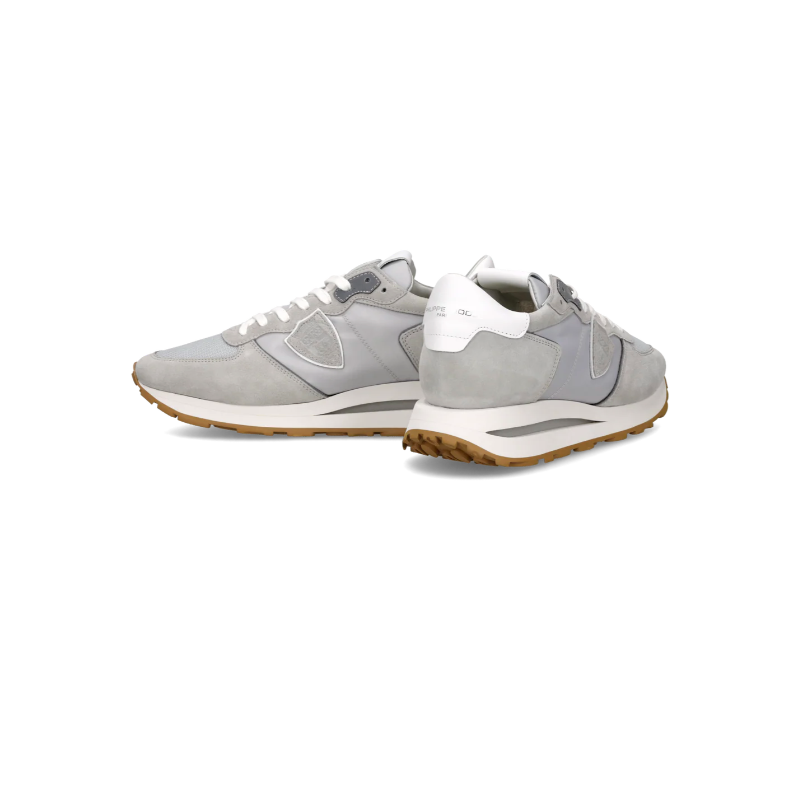 Baskets Tropez Haute Homme, Gris et Blanc
