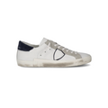 Basket basse Prsx homme - blanc et bleu