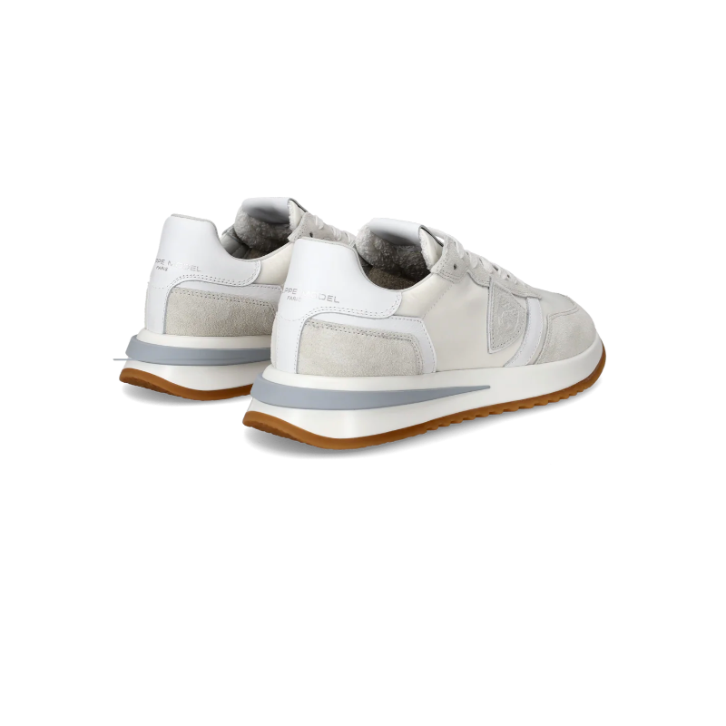 Basket basse Tropez 2.1 homme en nylon et en cuir, Blanc