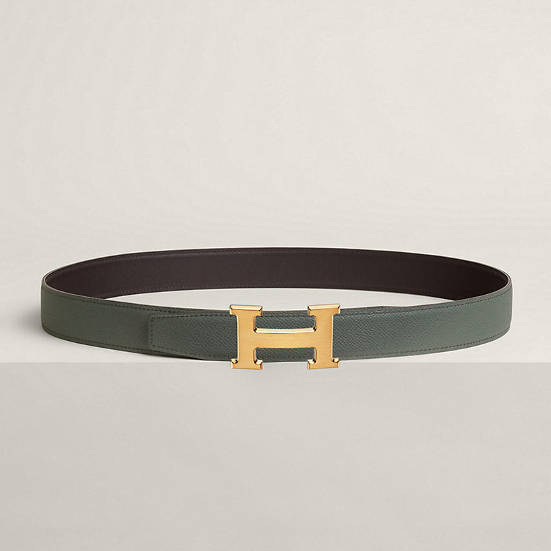 Ceinture Hermes, H Doré Jaune