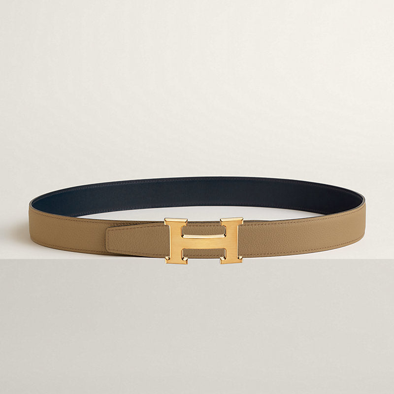 Ceinture Hermes, H Doré Jaune