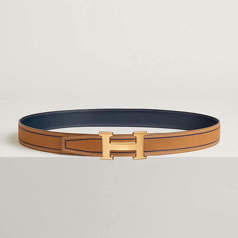 Ceinture Hermes, H Doré Jaune