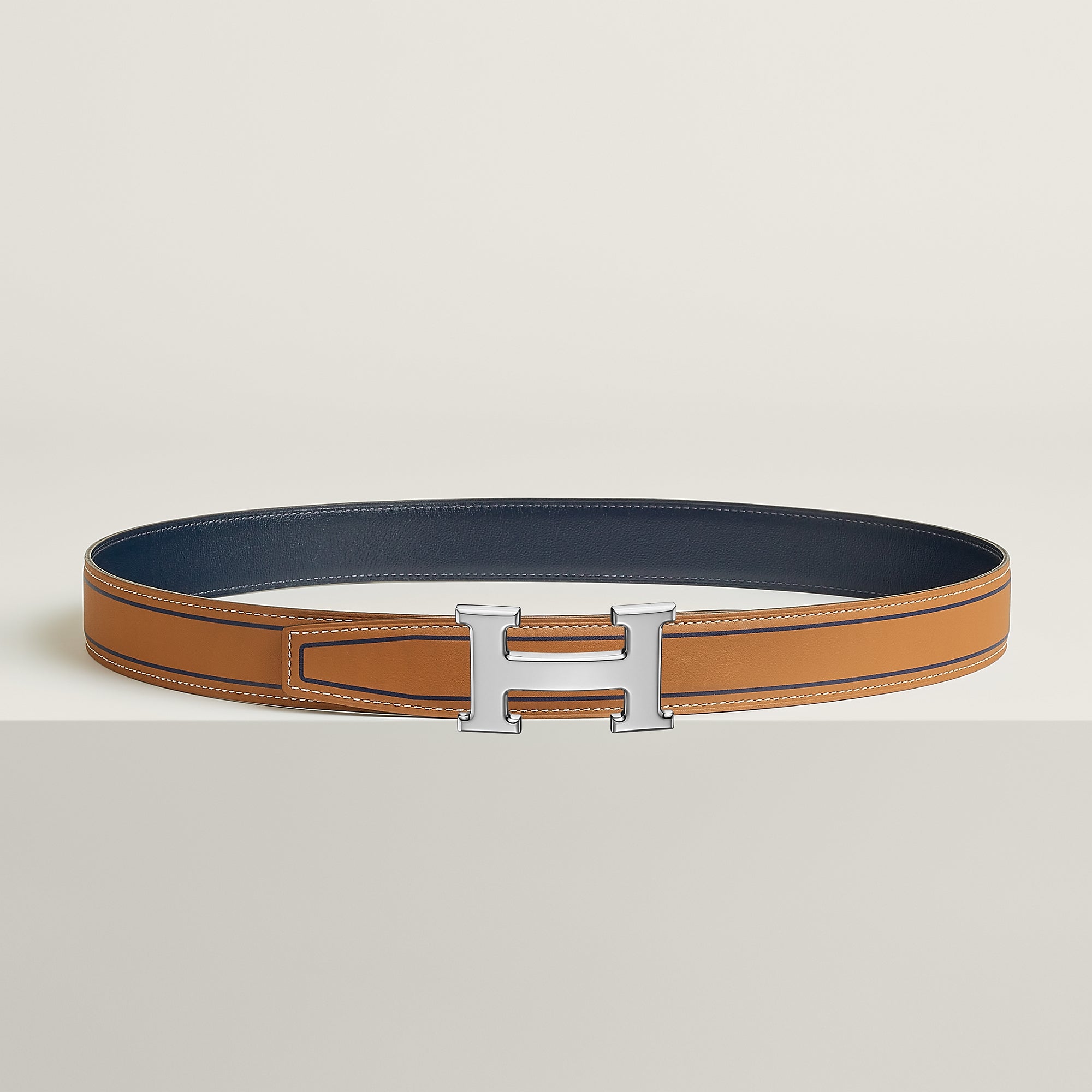 Ceinture Hermes, H Argenté