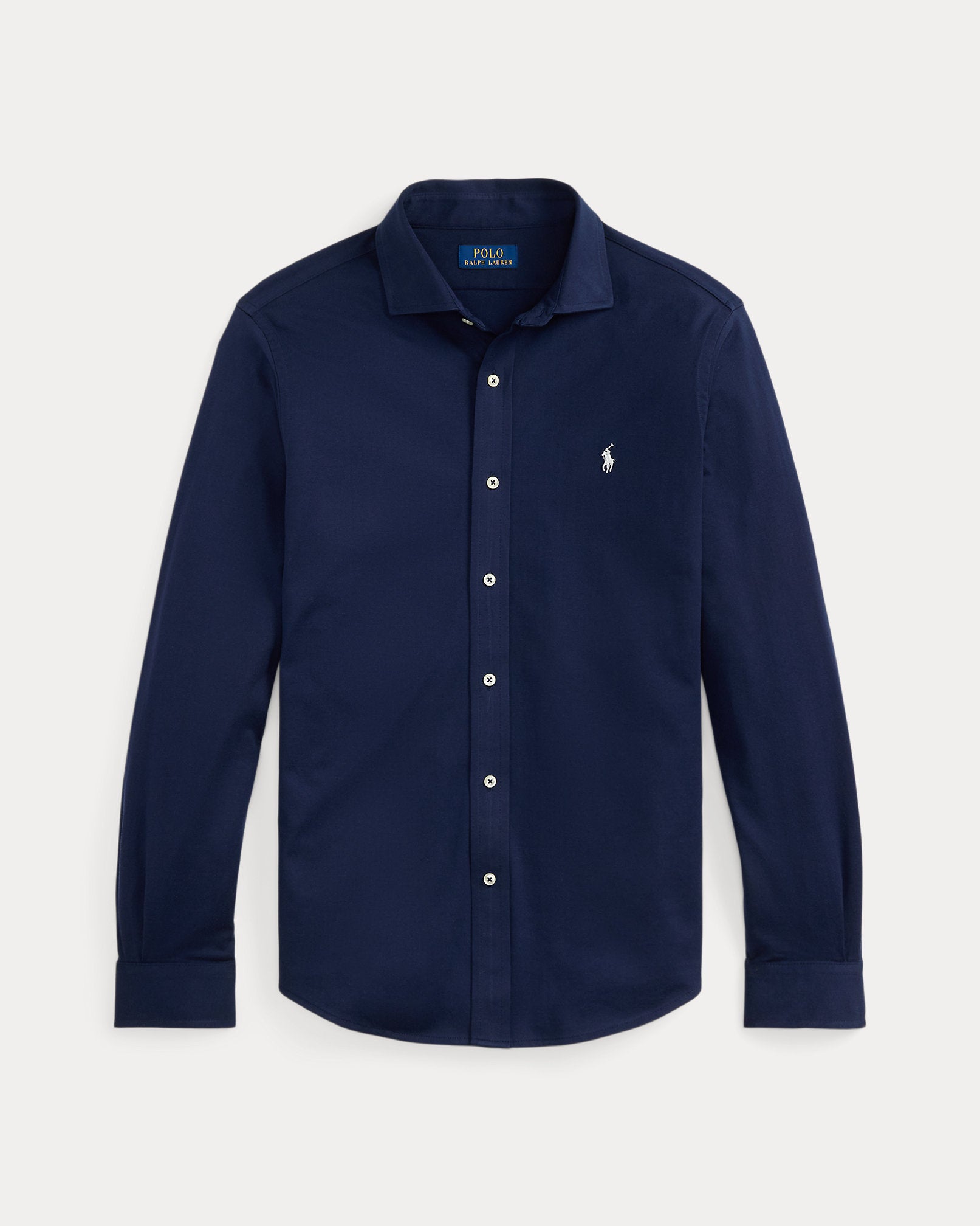 Chemise à col évasé en jersey